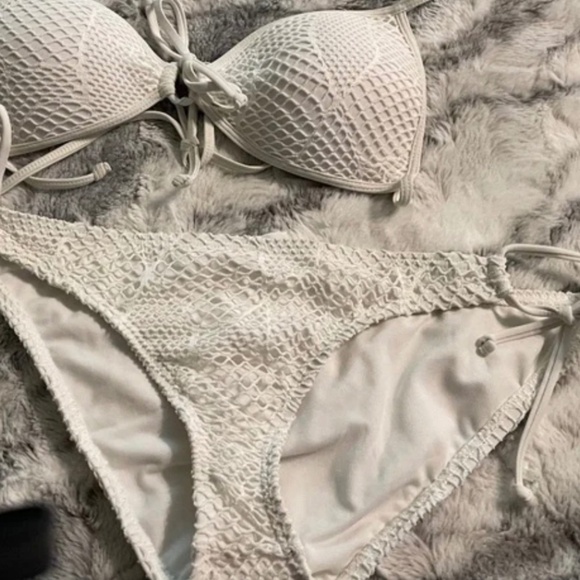 Reef Bikini Bottoms, fishnet , NWOT, size L - Picture 2 of 5